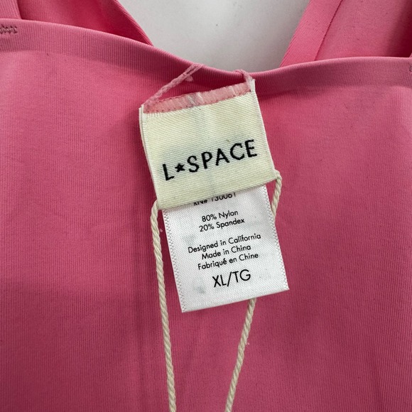 L*Space Seamless Katniss One Piece Swimsuit Guava Pink Size XL NWT - Picture 13 of 14